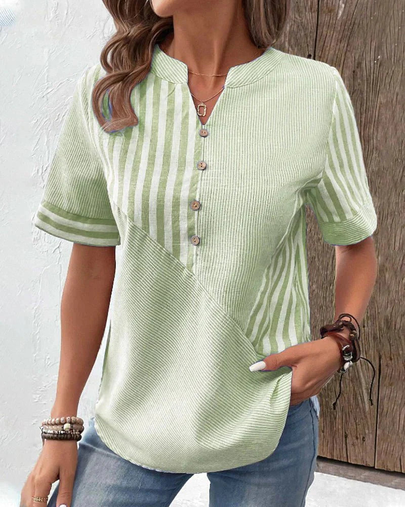 LILA - Soft Striped Blouse