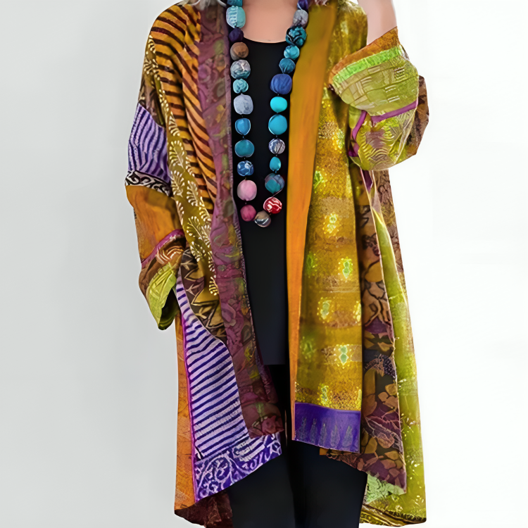 JANE - Colorful Loose-Fitting Boho Cardigan