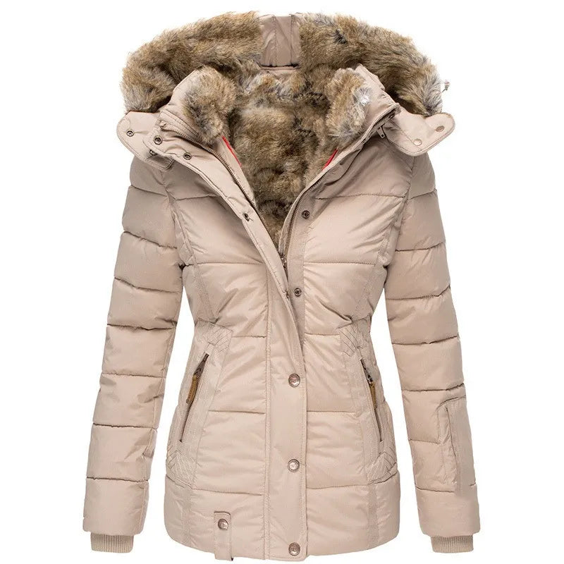 AURORA - Winter Coat with Faux Fur Lining