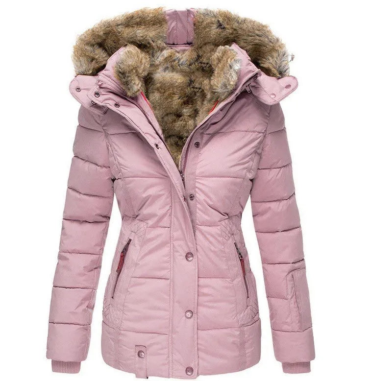 AURORA - Winter Coat with Faux Fur Lining