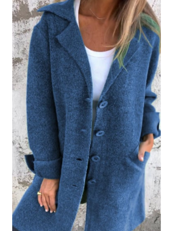 STELLA - Wool Coat with Buttons