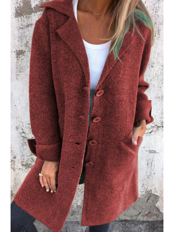 STELLA - Wool Coat with Buttons