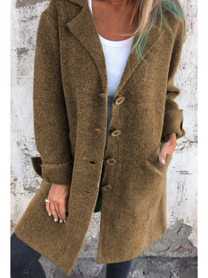 STELLA - Wool Coat with Buttons