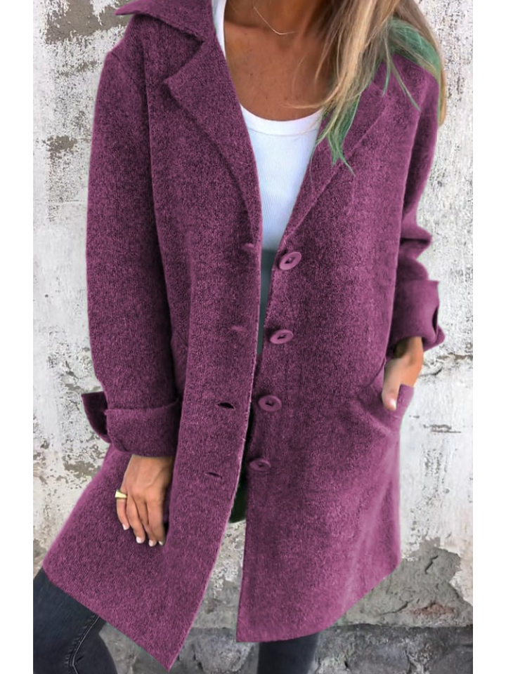 STELLA - Wool Coat with Buttons