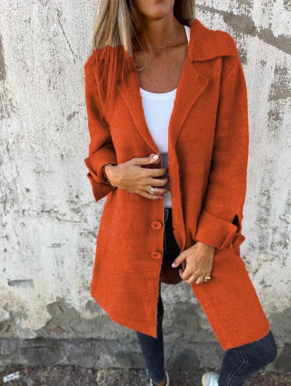 STELLA - Wool Coat with Buttons