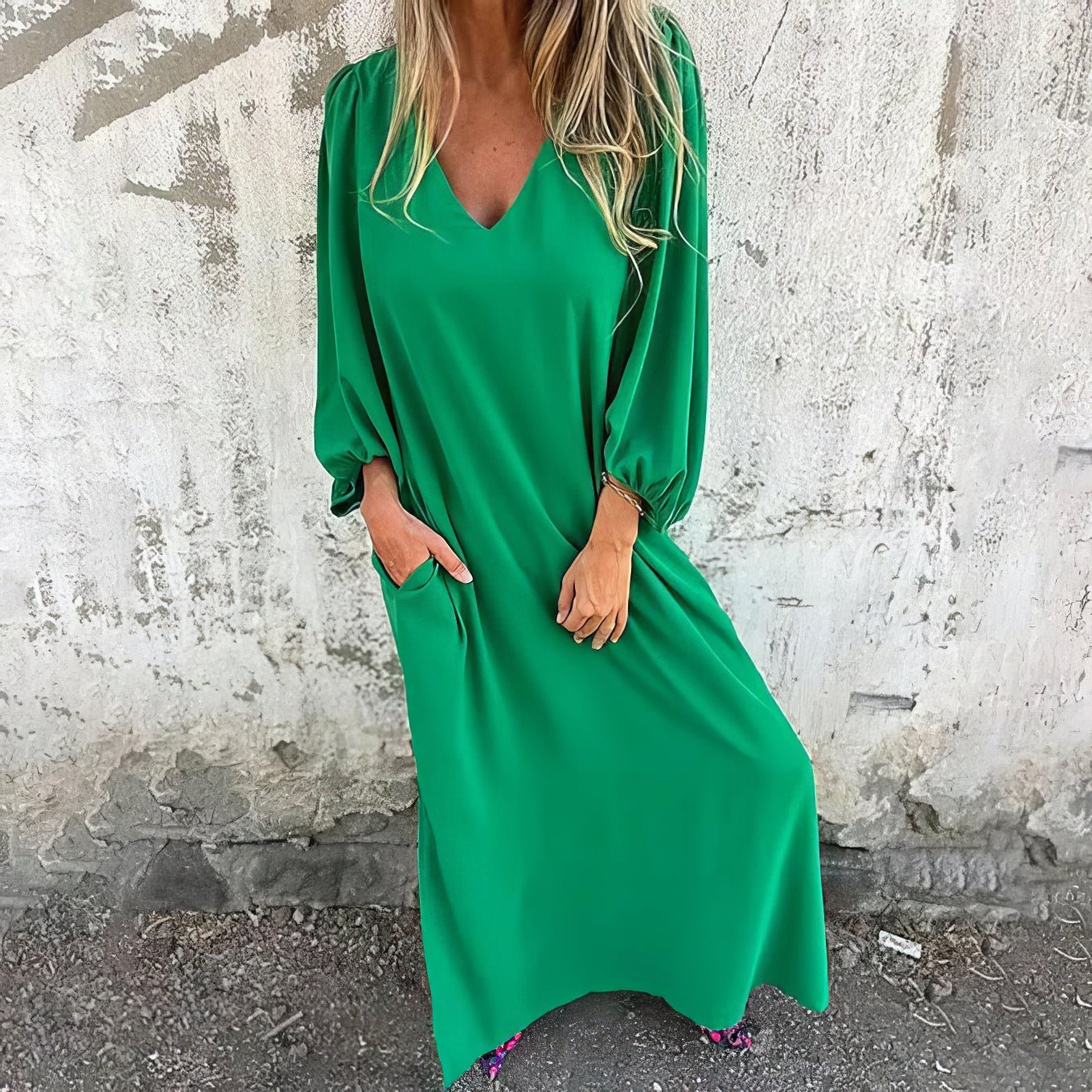 IVY - Long Boho Dress with Pockets